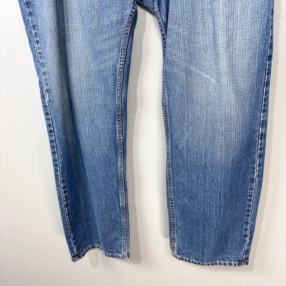 Levi's 559 Relaxed Straight Jeans Mens 44x32 Blue Medium‎ Wash Denim Cotton
